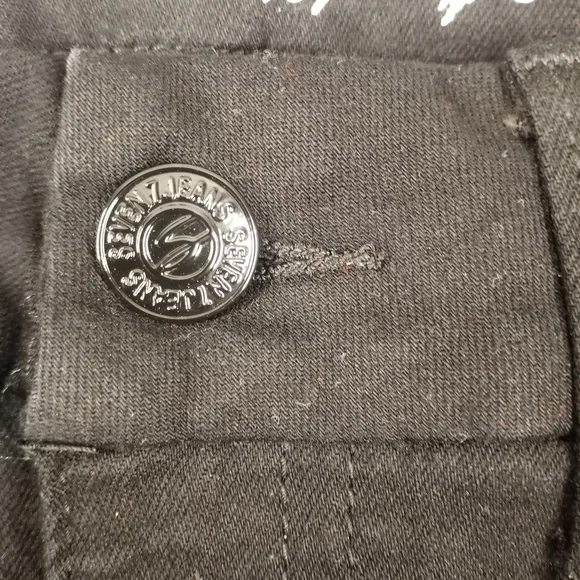 Seven7 Women's Black Skinny Jeans NWT Size 12 - Picture 11 of 12